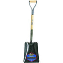 Jackson Professional Tools 1200900 J-450 Series Pony Shovel 9.75 Inches W x 12 Inches L Blade 27 Inches L Armor D-Grip Handle White Ash Transfer Shovel