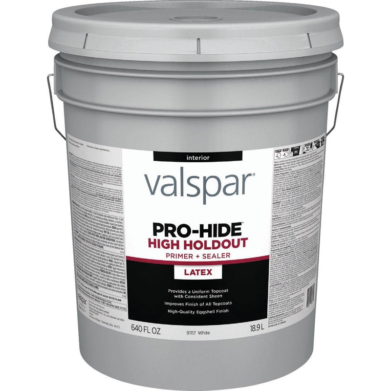 Valspar 028.0091117.008 Pro-Hide High Hold Out Interior Primer Sealer White 5 Gal. Replacement MPN