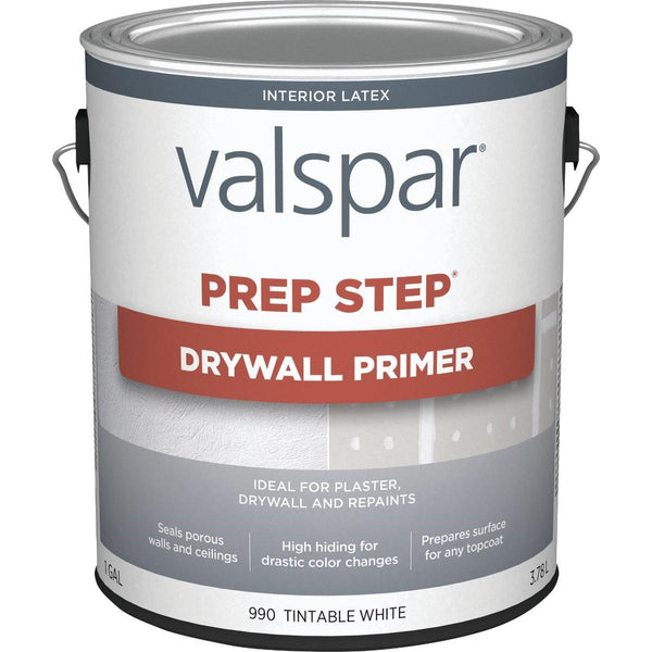 Valspar 044.0000990.007 Prep-Step Drywall Primer White 1 Gal.